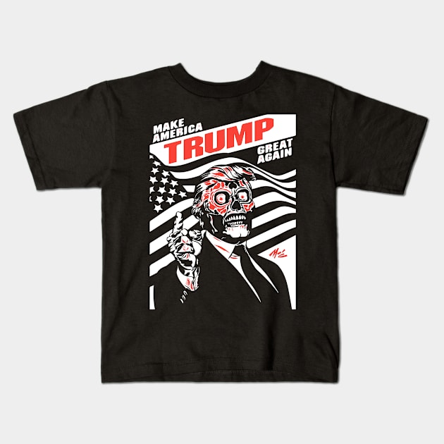 trump Kids T-Shirt by FUNNY LIFE